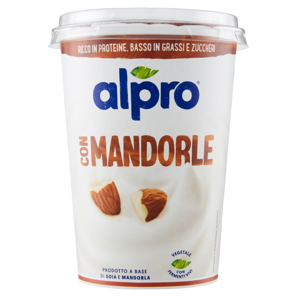 Alpro Yogurt di Soia alla Mandorla, 500 g
